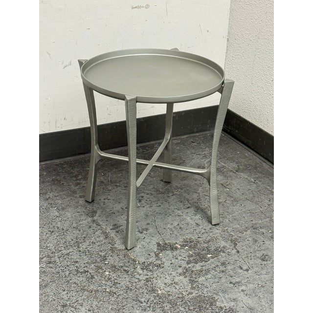 Metal Made Goods Addison Side Table For Sale - Image 7 of 12