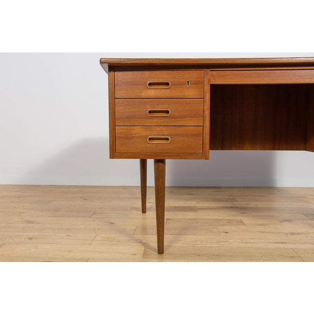 Mid-Century Modern Teak Desk from Edmund Jorgensen, Denmark, 1960s For Sale - Image 12 of 18