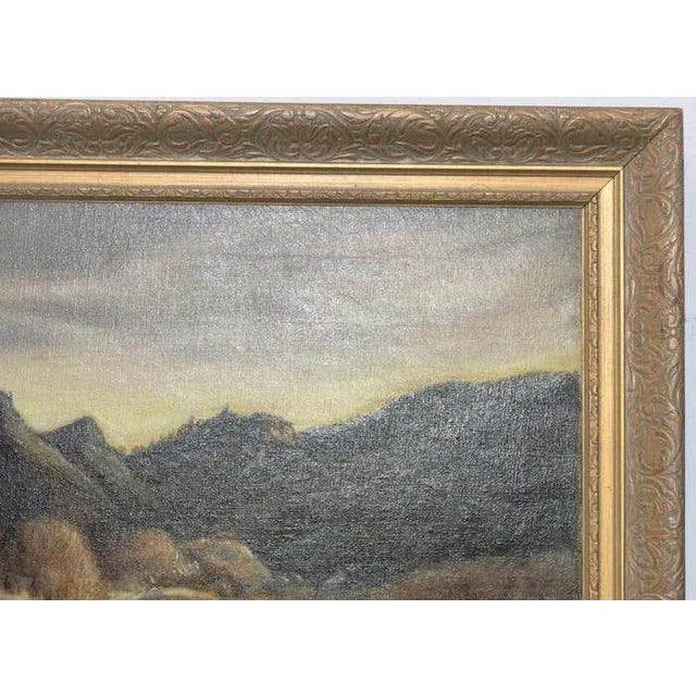 1950s Paul Laurtiz Winter Landscape For Sale - Image 5 of 8