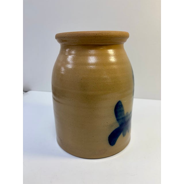 Vintage Stoneware Jar With Man in the Moon From Beaumont Pottery in York, Maine. For Sale In Raleigh - Image 6 of 8