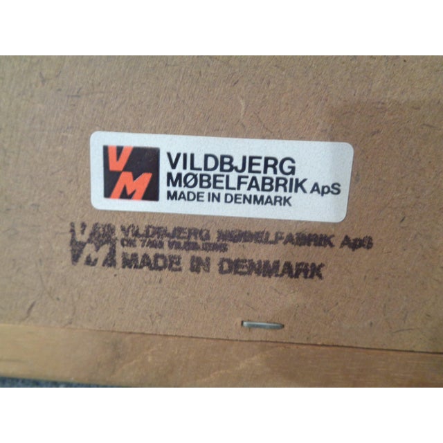 Wood Large Cathedral Teak Mirror by Kai Kristiansen for Vildbjerg Møbelfabrik, Denmark, 1960s For Sale - Image 7 of 14