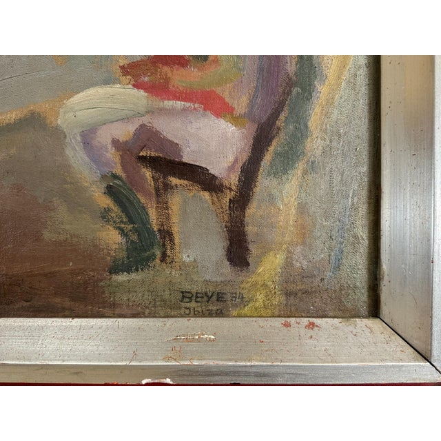 Expressionism Bruno Beye, Ibiza, 1934, Double-Sided Painting For Sale - Image 3 of 8
