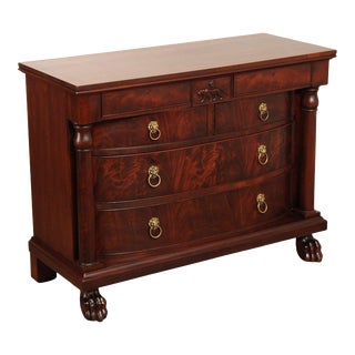 Polo Ralph Lauren Empire Style Mahogany Chest of Drawers For Sale