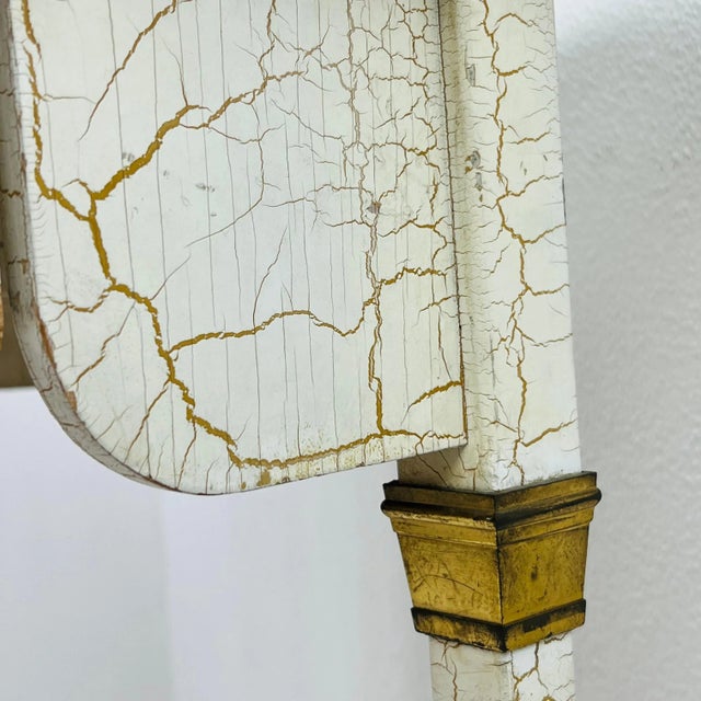 White 1960s French Double Sided Dressing Table / Vanity For Sale - Image 8 of 12