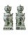 Add timeless character and symbolic protection to your home or garden with this striking pair of vintage Asian Foo Dog...