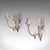 Art Nouveau Pair of Antique Candle Sconces, French, Wall Lighting, Art Nouveau, Victorian For Sale - Image 3 of 10