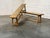 French Bleached Oak Dining Benches, 1920, Set of 2 For Sale - Image 3 of 10