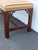Late 20th Century Chinese Chippendale Long Upholstered Window Hall End of Bed Bench 6596 For Sale - Image 5 of 10