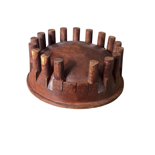 Mid 20th Century Mid 20th Century Hand Carved Kava Tanoa Bowl 17 Legs Fiji For Sale - Image 5 of 7