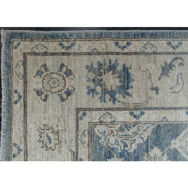 Early 21st Century Oushak Square Rug 6'10" x 6'11" For Sale - Image 5 of 8