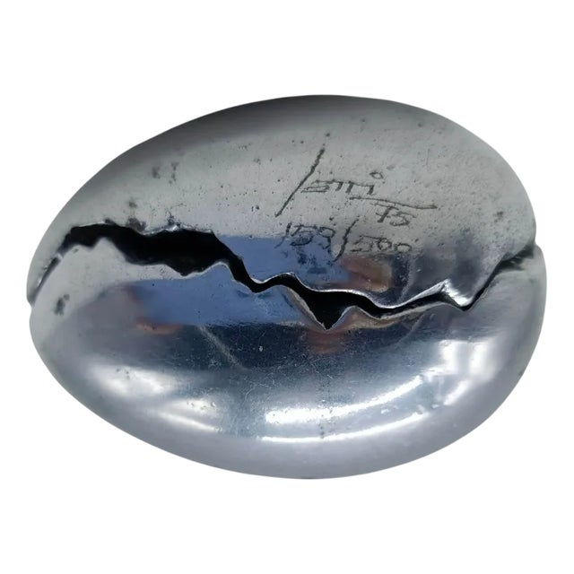 Egg Cracking Sculpture by Mario Setti, 1975 For Sale