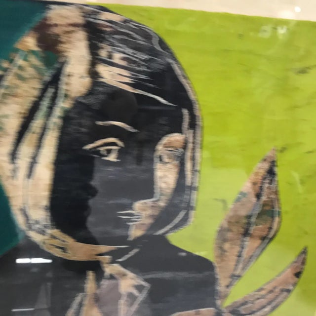 1960s Figurative Abstract Still Life Woodblock Lithograph For Sale In San Diego - Image 6 of 8