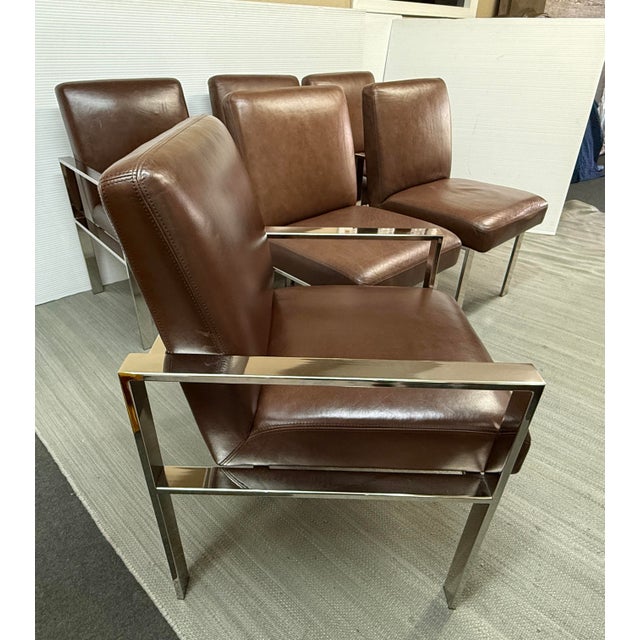 Williams Sonoma Home Mercer Dining Chairs, Set of Six For Sale - Image 10 of 16