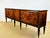 Black Low French Modernist Sideboard in Marquetry by André Arbus, 1950s For Sale - Image 8 of 16