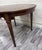 Wood Vintage Drexel Passage Mahogany Sunburst Veneer Round Extension Dining Table For Sale - Image 7 of 12