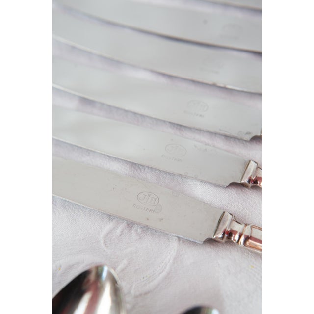 Vintage Swedish Monogrammed Cutlery, 1930s, Set of 20 For Sale - Image 6 of 7