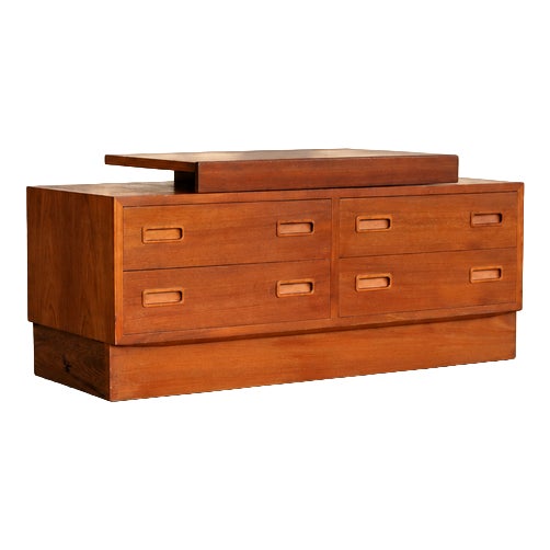 Vintage TV Unit with Sideboard from Hundevad & Co., Denmark, 1960s For Sale