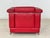 Metal Carat Lounge Chair in Red Leather from Züco For Sale - Image 7 of 11