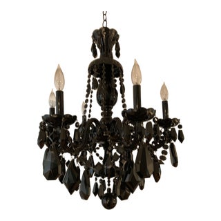 Schonbeck Hamilton Black Chandelier For Sale