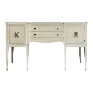 1970s Vintage Lacquered White Sideboard