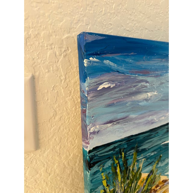 "Beautiful Day" Oil on Canvas For Sale In West Palm - Image 6 of 7