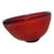 Franco Moretti Murano Art Glass Scavo Bowl Red Cobalt Blue Signed Italy Vintage For Sale