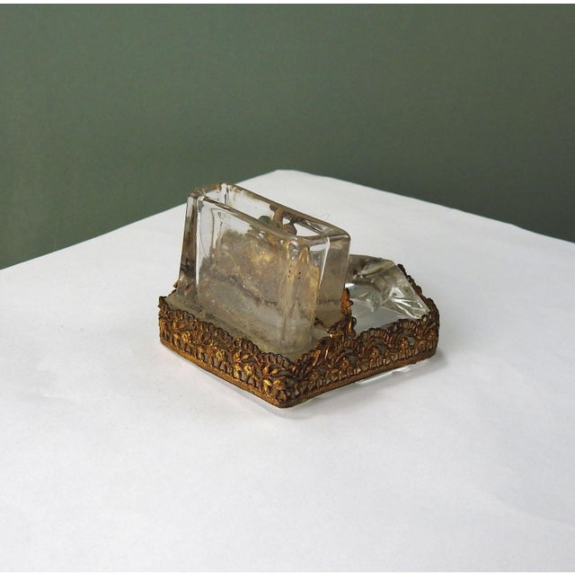 Glass Match Holder & Ashtray Chairish