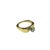 Late 20th Century 14 Karat Yellow Gold Heart-Shaped Diamond Engagement Ring, Size 8 For Sale - Image 4 of 8