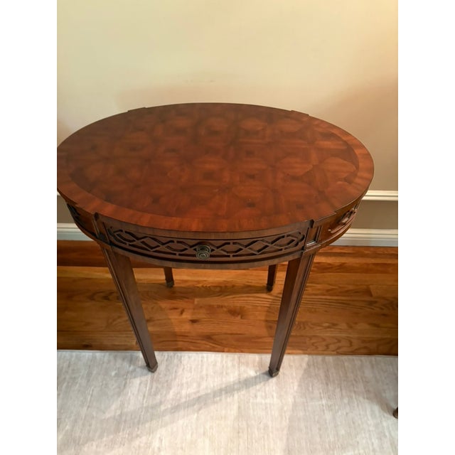 Traditional Maitland-Smith Round Occasional Table For Sale - Image 3 of 3