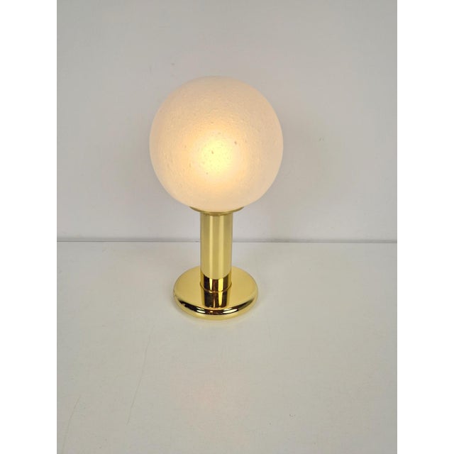 Vintage Sphere Table Lamp in Brass by Targetti Sankey, Italy, 1960s For Sale - Image 3 of 10