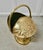 Victorian brass helmet coal scuttle. This bucket is a very attractive partly enclosed oval shape, it is made in Brass with...