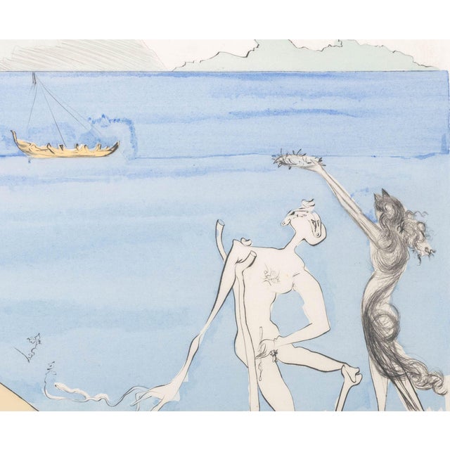 Salvador Dali "Les Lauriers De Bonheur" Etching, 1974 For Sale In New York - Image 6 of 11