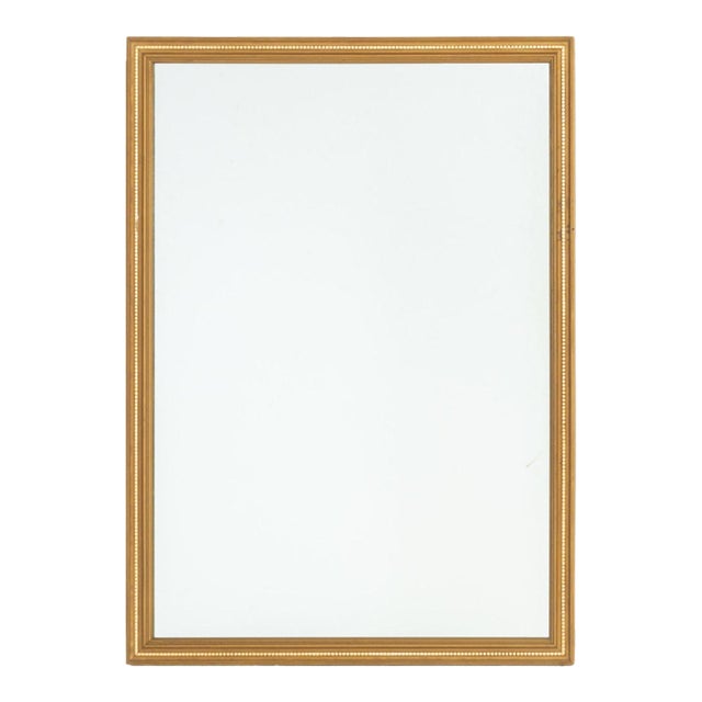 Neoclassical Style Giltwood Framed Mirror For Sale