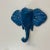 Metal Vintage Cast Iron Elephant Hook, Newly Lacquered in Royal Blue For Sale - Image 7 of 7
