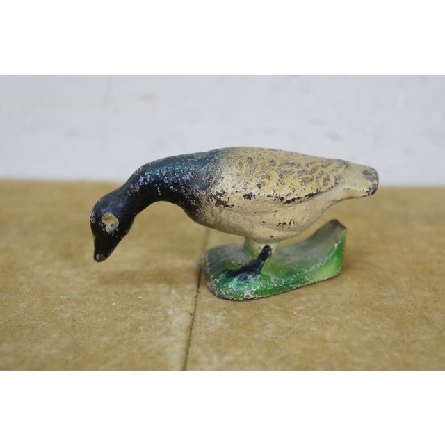 Metal Mid 20th Century Wilton John Wright Cast Iron Figural Bottle Openers Pelican Alligator Goose Design - Set of 3 For Sale - Image 7 of 11
