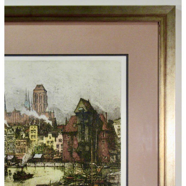 Green Luigi Kasimir Danzig C. 1920 Original Print For Sale - Image 8 of 8