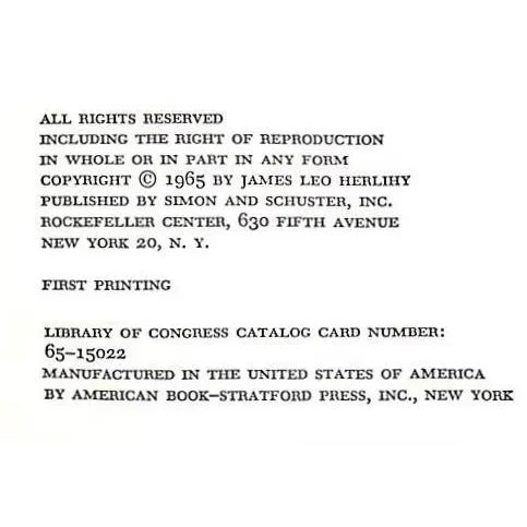 "Midnight Cowboy" 1965 Herlihy, James Leo For Sale - Image 4 of 4