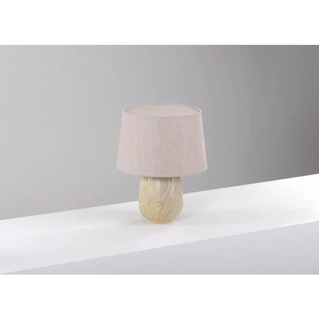 Ceramic Table Lamp by Anna-Lisa Thomson for Upsala Ekeby, 1940s For Sale - Image 4 of 8
