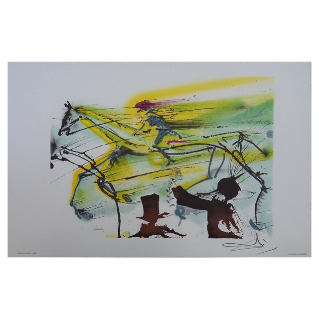 Salvador Dali, The Horses, The Racing Horse, Lithograph For Sale
