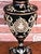 Vintage Ceramic and Metal Shade Table Lamp in the style of Versace, 1990s For Sale - Image 12 of 12