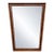 Mid-Century Modern Kent Coffey Perspecta Walnut & Rosewood Wall Mirror For Sale