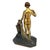 1930s 1930s Art Deco Spelter Metal Nude Flapper Goddess Desktop Torch Tip Table Lighter For Sale - Image 5 of 11