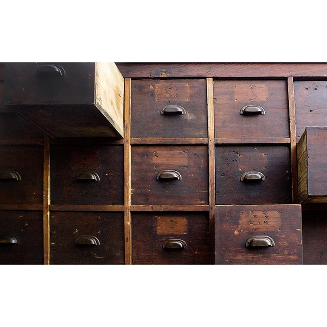 Massive Antique MultiDrawer Storage C. 1890s Chairish