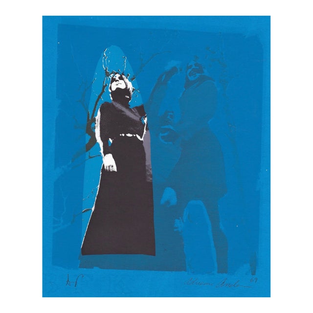 1969 Adrienne Anderson Pop Art Serigraph For Sale