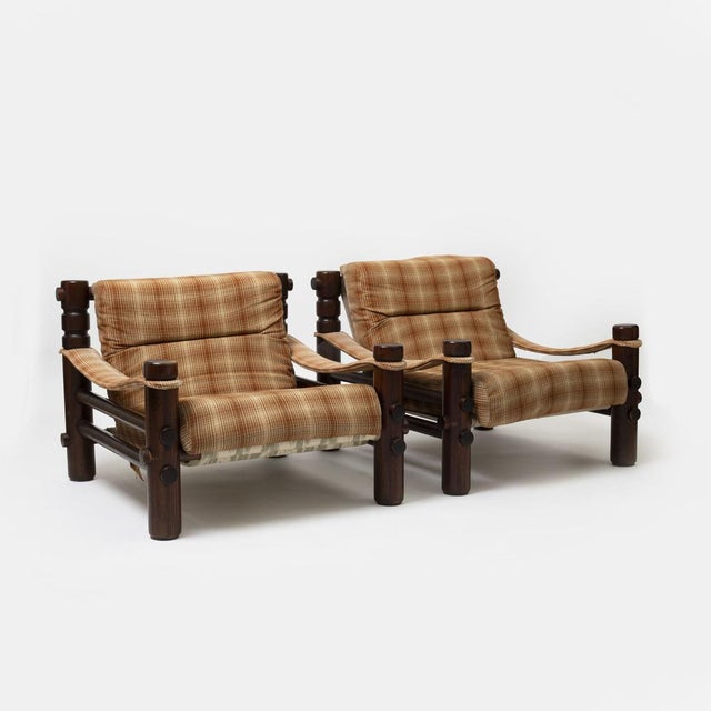 1970s Lounge Chairs and Coffee Table Model Bjorn by Aleksander Kuczma, Poland, 1970s, Set of 3 For Sale - Image 5 of 14