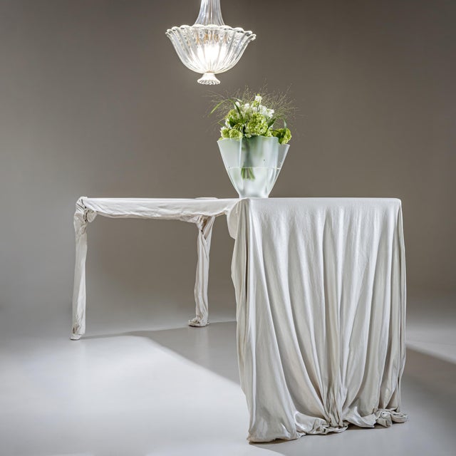 A rare sculptural dining table by Italian architect Marzio Cecchi (Capalle, Florence, 1940 – New York, 1990), executed in...