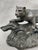 Vintage Van Wolf Cougar Bronze Sculpture For Sale In New York - Image 6 of 12