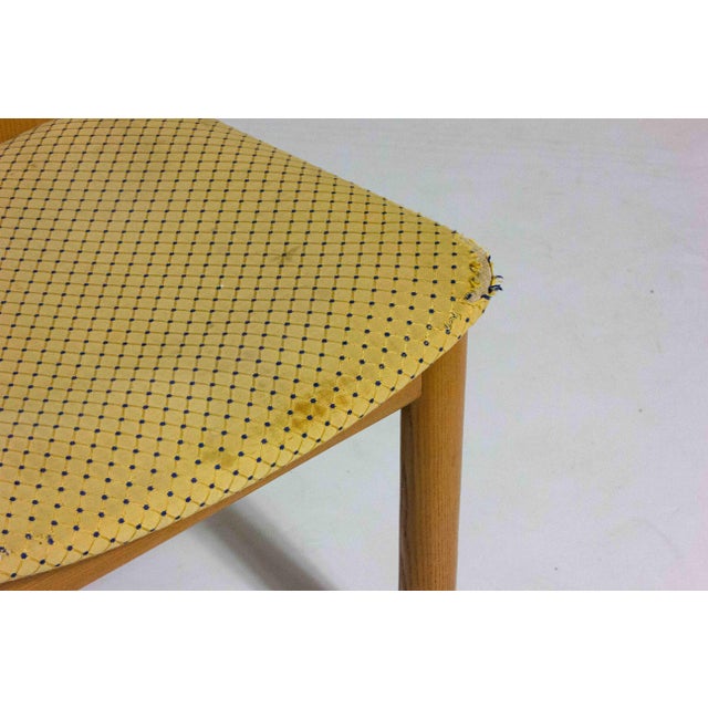 Wood High Back Italian Dining Chairs, 1980s, Set of 5 For Sale - Image 7 of 10