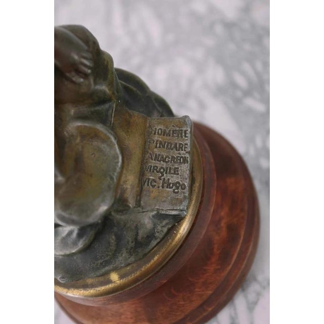 Antique Cherub Sculptures, Set of 3 For Sale - Image 4 of 5