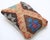 A one-of-a-kind handwoven Afghan wool kilim lumbar pillow featuring zigzag diamond bands. Cut and sewn by hand from a...